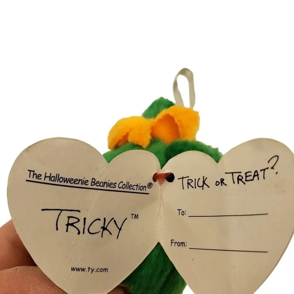 Ty Vintage Pumkin and Tricky Beanie Babies 1998